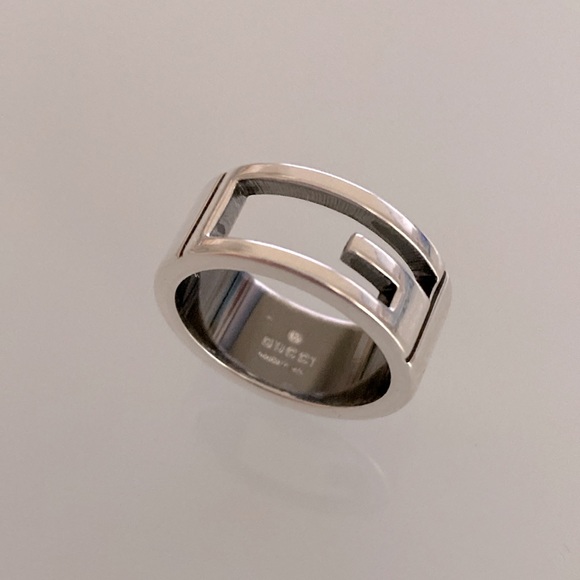Auth Gucci Ring 925 Silver Size 5 - Picture 2 of 6